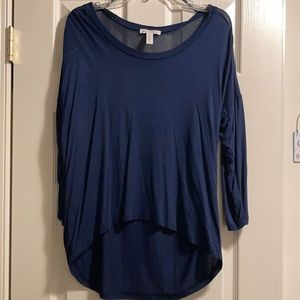 Ambiance Apparel 3/4 Sleeve Blouse (size L)